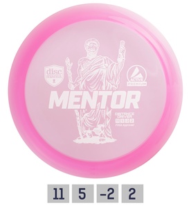 Discgolf Distance Driver PREMIUM MENTOR 11/5/-2/2 Pink